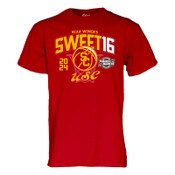USC Trojans Unisex Cardinal Women's Basketball 2024 Sweet 16 T-Shirt